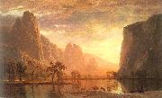 Bierstadt, Albert Valley of the Yosemite Spain oil painting artist